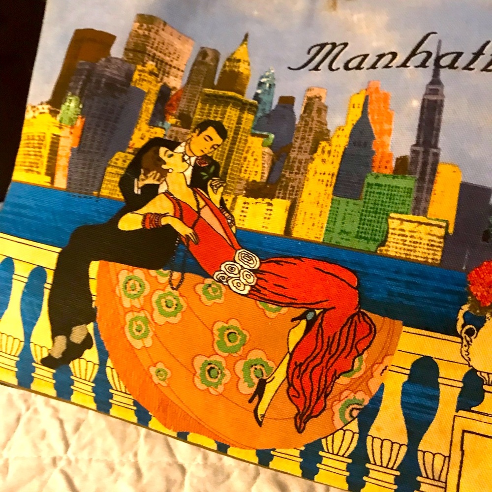 Final Price Reduction! Women’s Shoulder Bag. Vinyl and Cloth. See pics